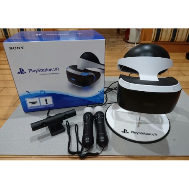 PS VR 豪華全配包 +三片遊戲 +置放架
