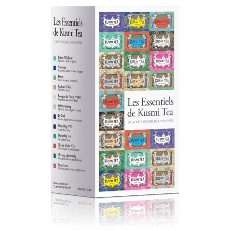| KUSMI TEA | 法國 24入 12款暢銷風味茶包 綜合茶包 組合 禮盒