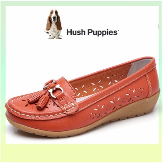 HUSH PUPPIES 噓小狗女鞋平底鞋女鞋樂福鞋一腳蹬鞋女大碼歐盟 40 41