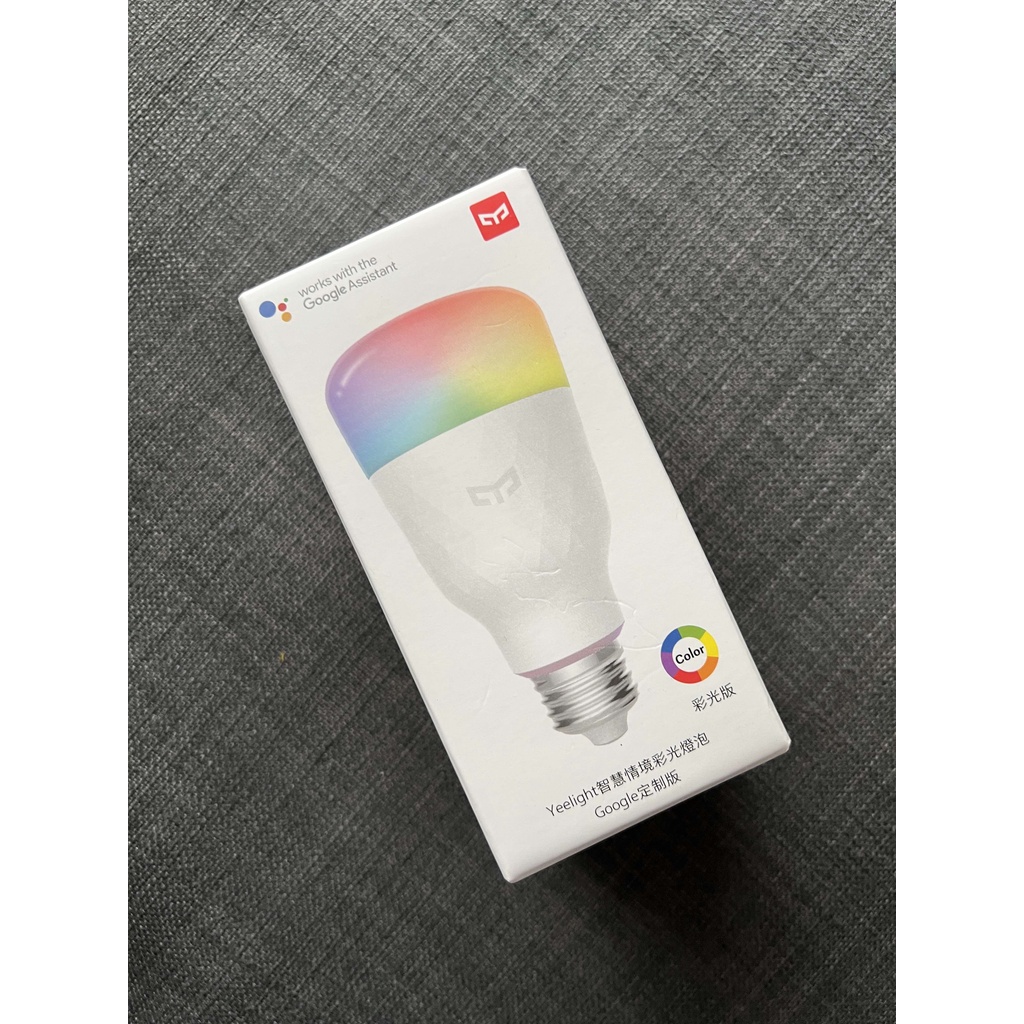 Google Yeelight 智能情境彩光燈泡 google訂製版 彩光版