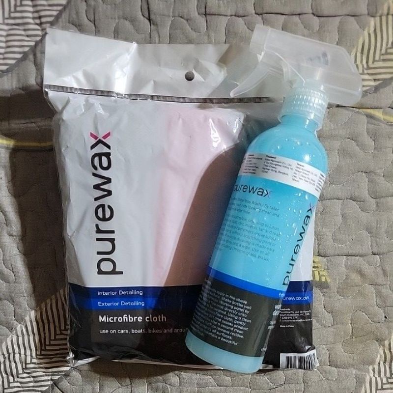 purewax+擦車布 組合