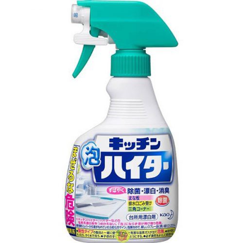 【JPGO日本購 】日本進口 花王kao 廚房泡沫清潔劑 漂白劑 除菌 400ml