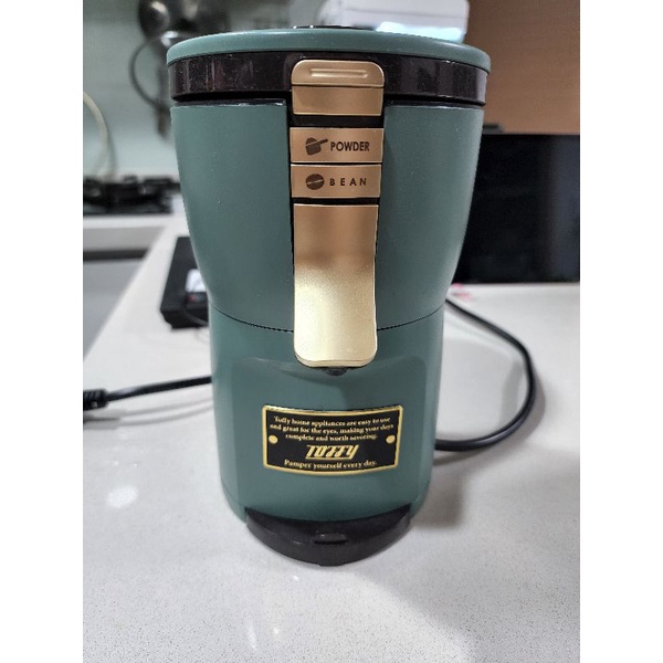 日本Toffy Aroma 自動研磨咖啡機K-CM7 板岩綠 二手