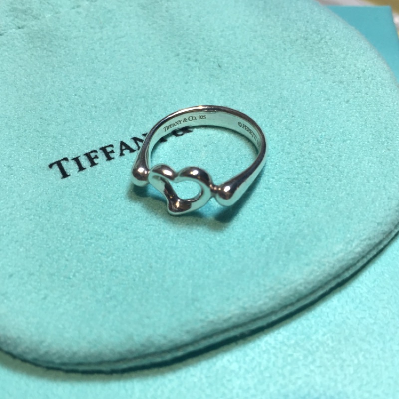 Tiffany Open Heart 戒指 8號