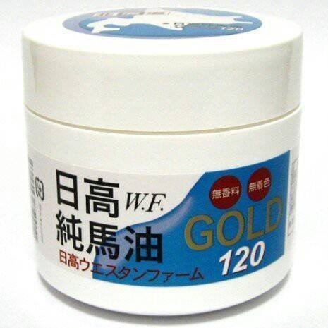 日本北海道GOLD日高純馬油W.F日高馬油120ml