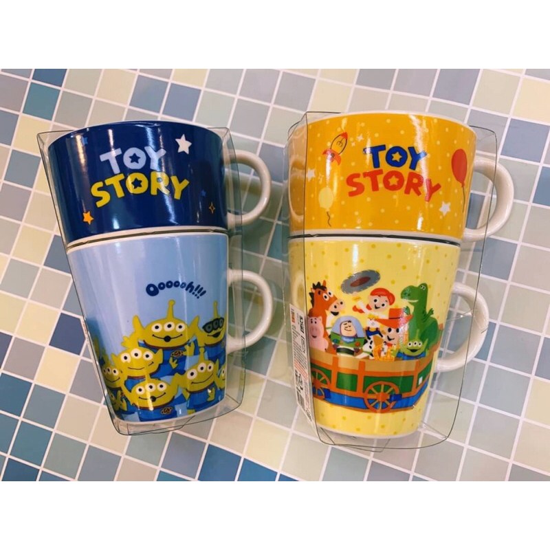 韓國大創限定Disney•PIXAR TOY STOY玩具總動員疊疊陶瓷杯2入