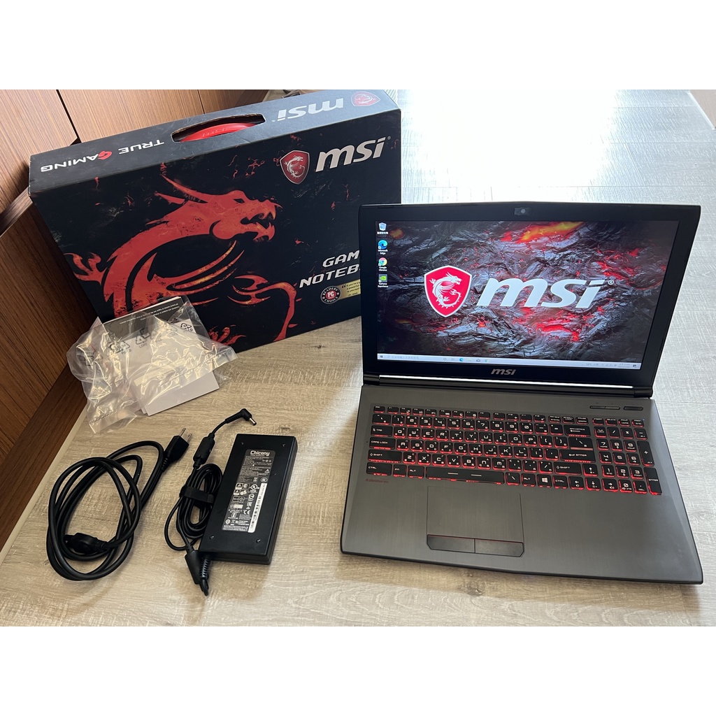 MSI GF62 7RF I7-7700HQ 獨顯 GTX1060 二手筆電 電競筆電 遊戲筆電 ROG