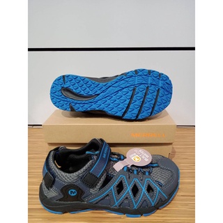【億鴻體育】Merrell Hydro Quench 中大童鞋 戶外多功能 透氣 排水 快乾 深藍色 MLK263195