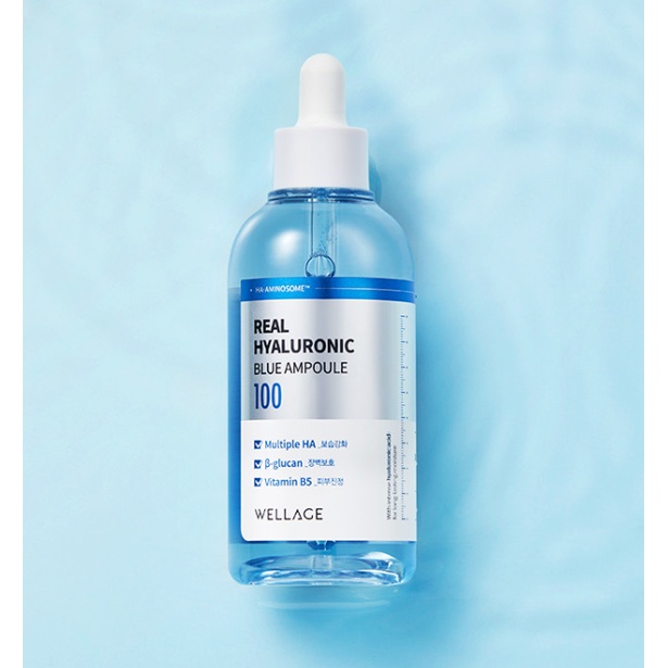 [WELLAGE] Real Hyaluronic Blue 100 安瓶 100ml