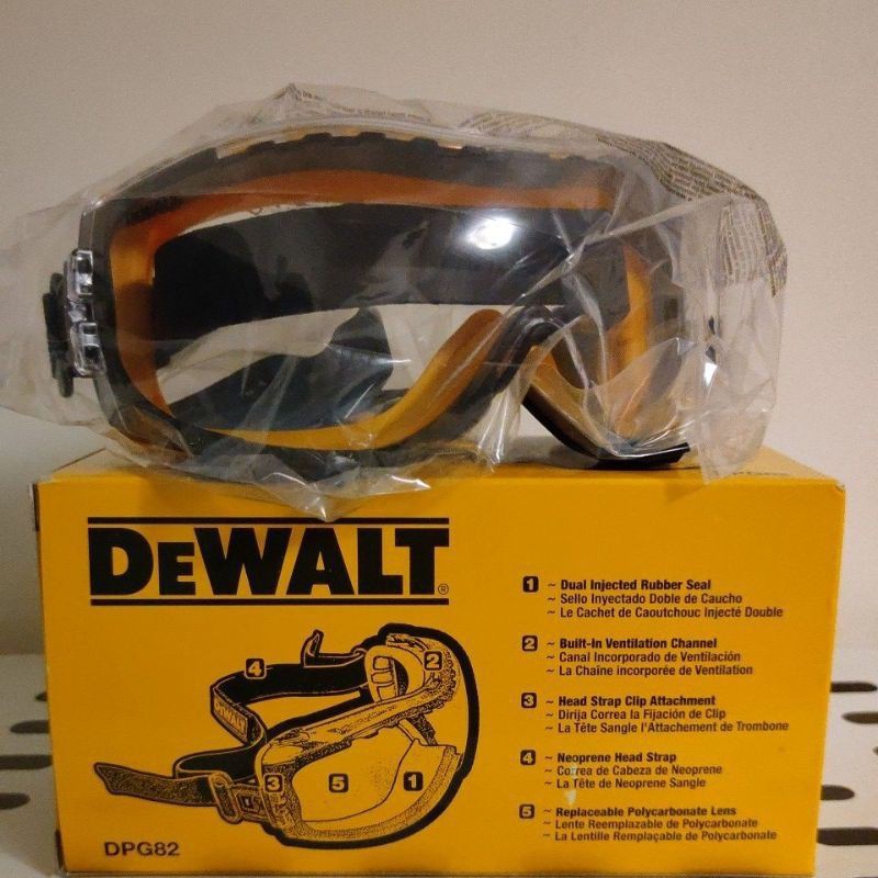 Dewalt 得偉 德偉 防疫護目鏡 防霧護目鏡 DPG82