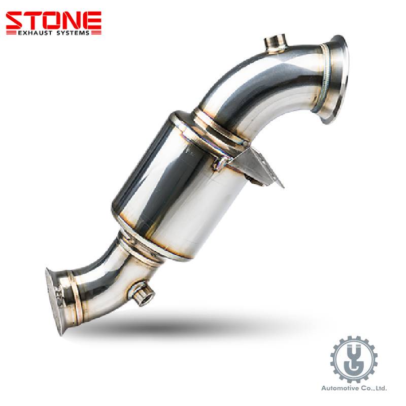 STONE巨石｜Benz C300｜Eddy Catalytic Downpipe (M274)｜排氣管【YGAUTO】