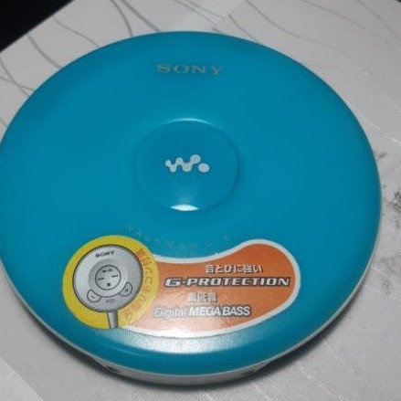 CD隨身聽 Sony CD Walkman D-EJ002 藍色 10年製