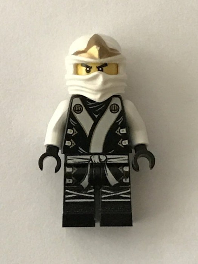 《LEGO 樂高》【Ninjago 旋風忍者系列】白忍者 和服 冰忍 Zane 70504(njo076)