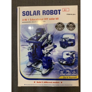 SOLAR ROBOT 3 in 1 Educational DIY solar kit 益智 太陽能 機器人 組裝玩具