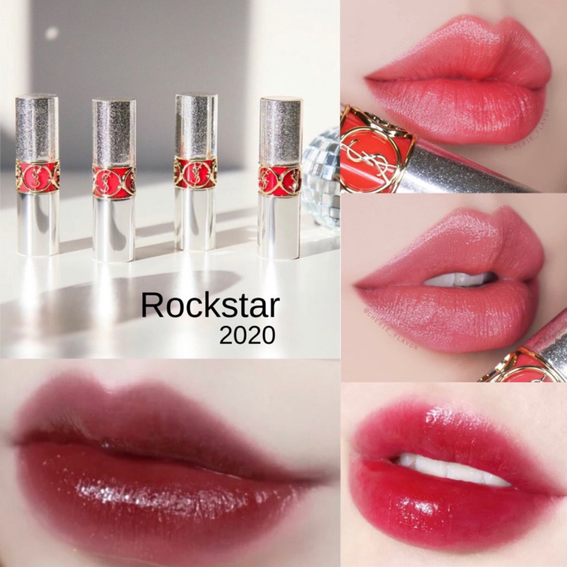 Omish Ysl 2020新品情挑誘吻星鑽蜜唇膏銀管口紅2 5 6 8 10 蝦皮購物