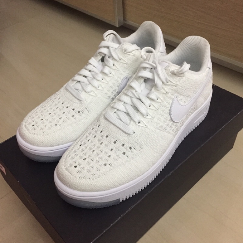 Nike Air Force 1 Flyknit Low 白 US7.5 24.5