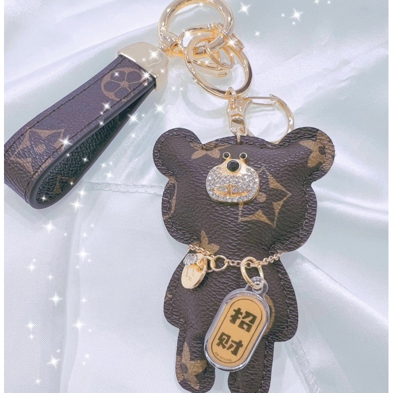 純黃金熊熊品牌吊飾 招財納福 平安喜樂0.03錢