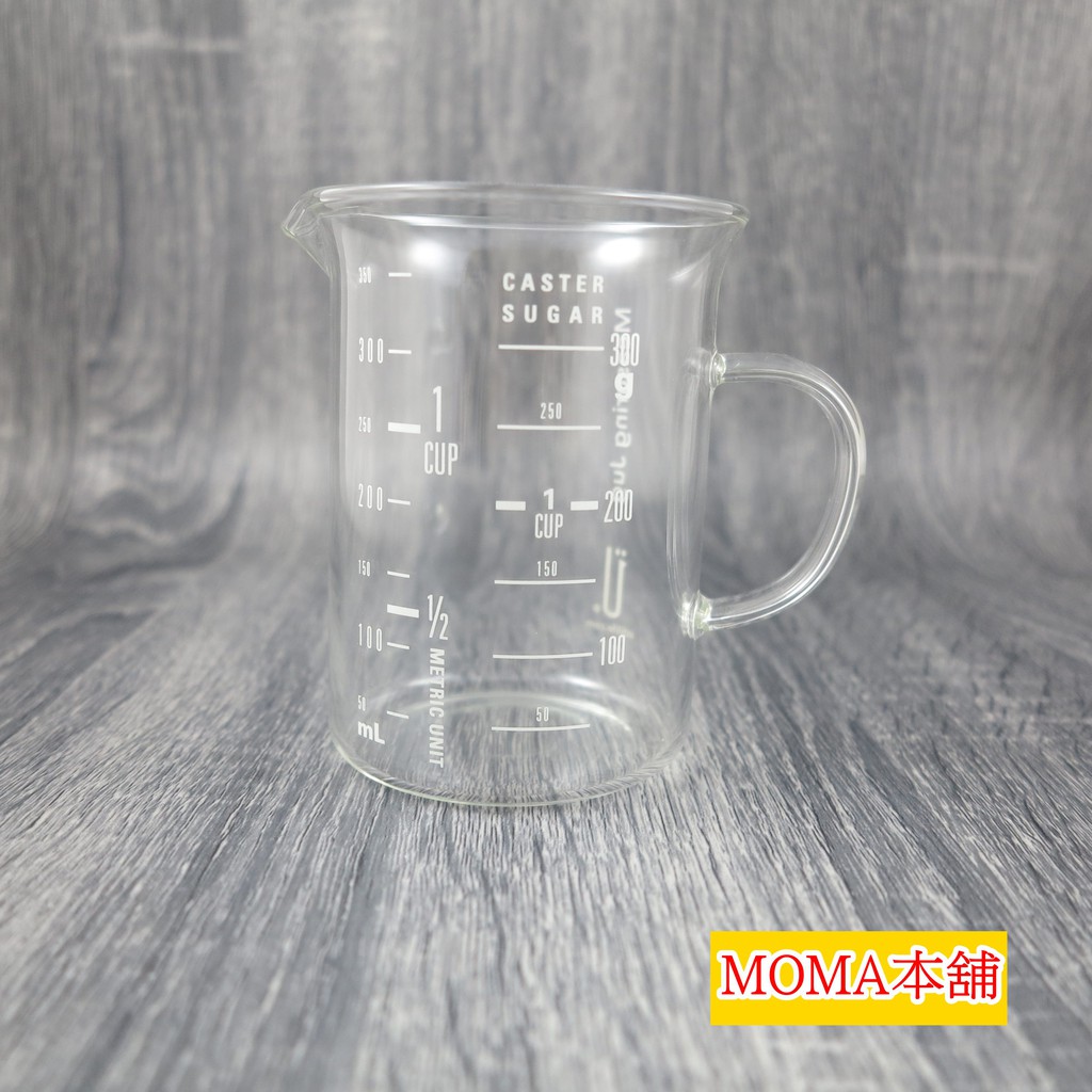 樂司 耐熱玻璃量杯(把手) 300ML 500ML 高硼矽 玻璃量杯 耐熱量杯 烹飪 烘培 刻度 料理杯