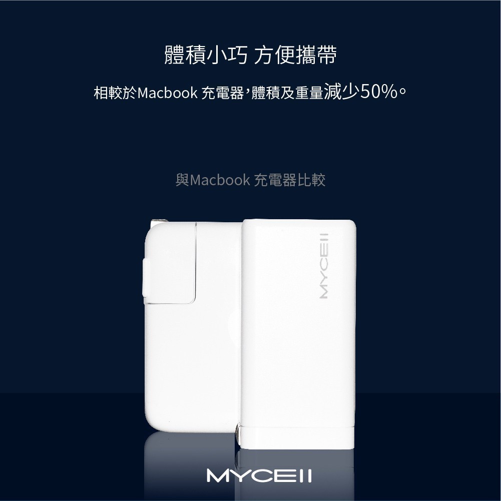 【限時開賣】 台灣公司貨MYCELL X21 65W 氮化鎵 充電器 GaN Mac iPhone Surface快充頭