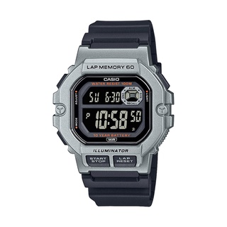 CASIO卡西歐 數位/指標 十年電力 跑步訓練 數位顯示系列 WS-1400H-1B 44.5mm