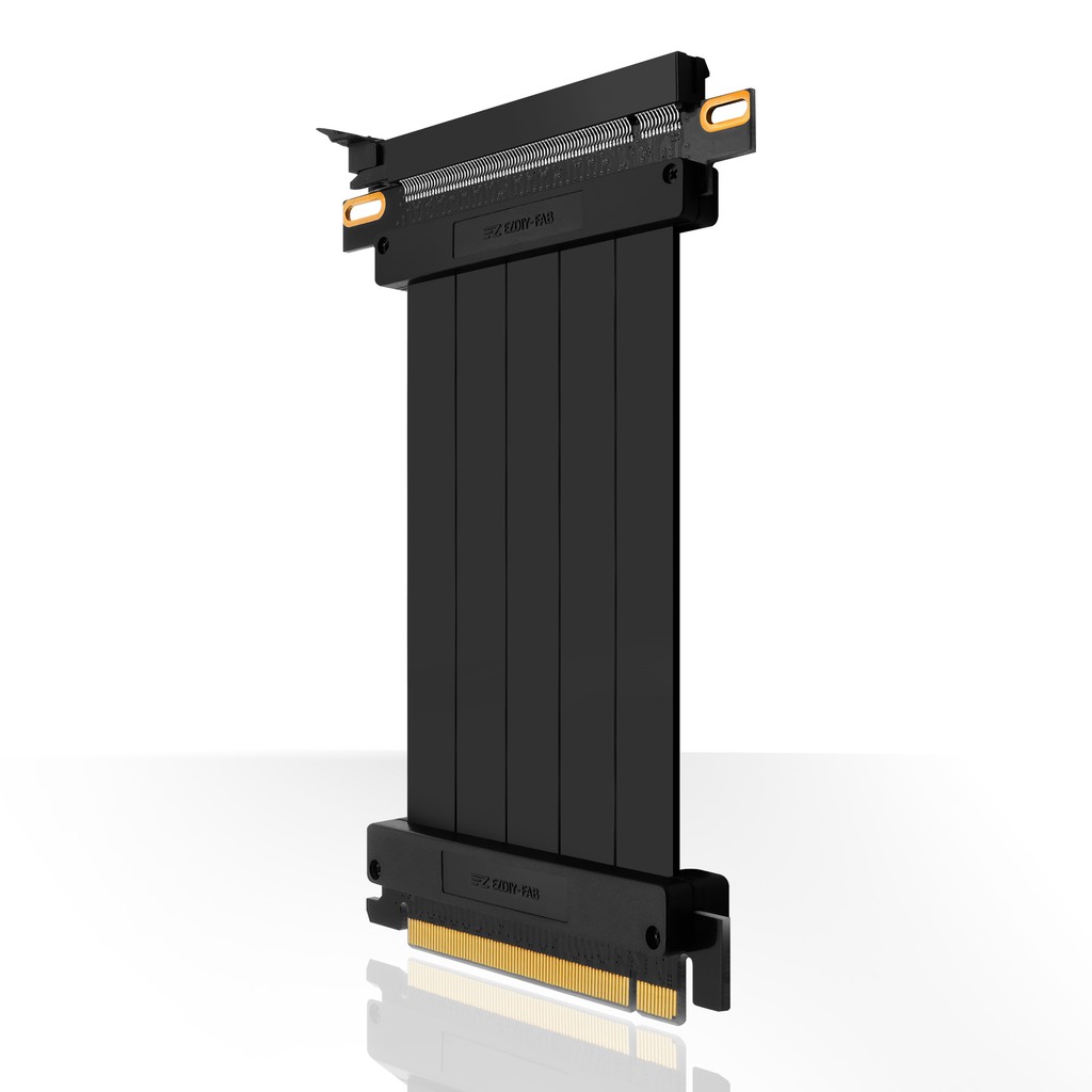 EZDIY-FAB 新型PCIe3.0 16x VGA 顯示卡延長線 排線  20cm 180度