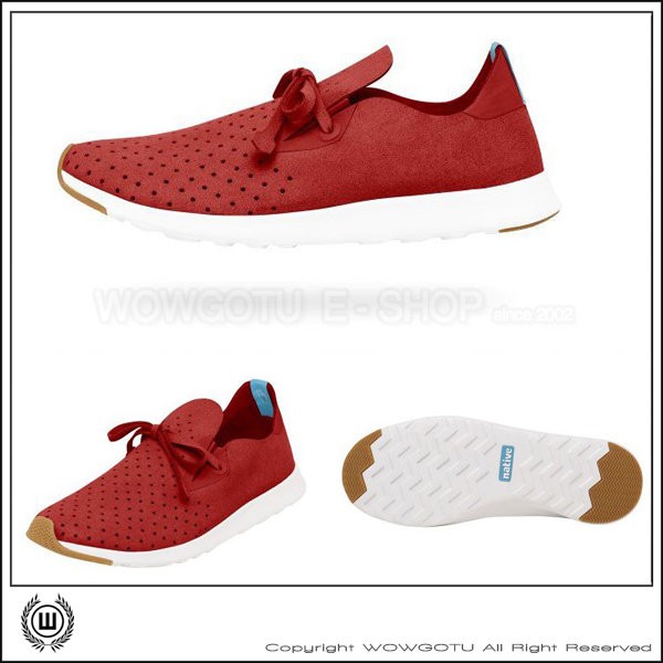 &lt;零碼特價&gt;NATIVE SHOES - APOLLO MOC - TORCH RED/SHELL WHITE