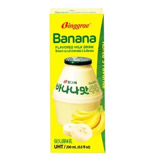 Binggrae 香蕉牛奶 保久調味乳 200毫升 X 24入 #289755