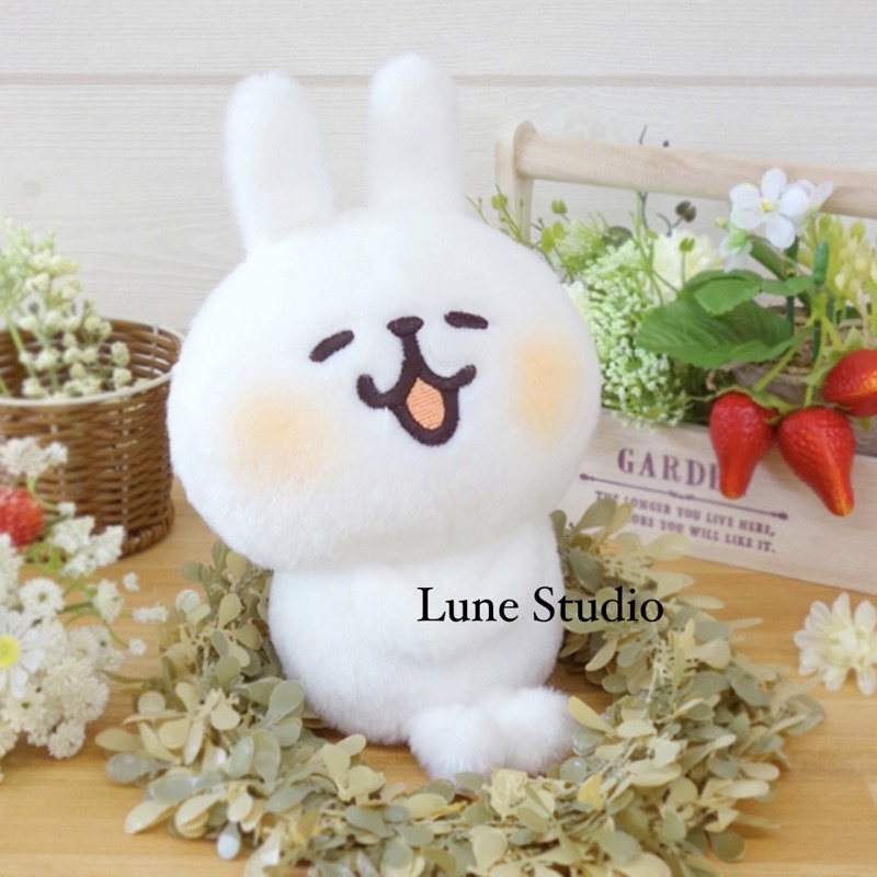 【Lune Studio】現貨 卡娜赫拉的小動物 白色 敬語兔兔 橘黃腮紅 絨毛玩偶 再販