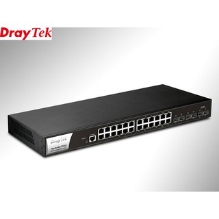 DrayTek 居易科技 VigorSwitch P2261 L2 網管型PoE交換器 24埠