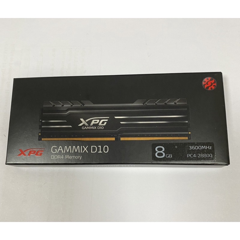 威剛XPG GAMMIX D10 DDR4 3600 8G