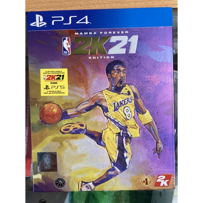 毛毛的窩 PS4 NBA 2K21藍球(中文版永懷曼巴版)~保證全新未拆封