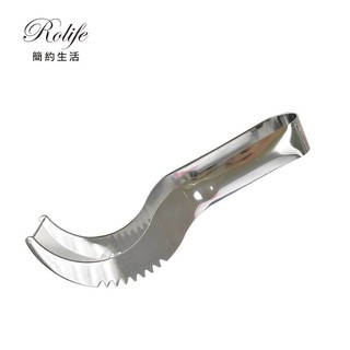 不鏽鋼西瓜切夾合器 西瓜夾 西瓜切合夾 切西瓜神器 西瓜分切器 創意廚房小物 不鏽鋼水果刀 切水果神器 夏季水果必備