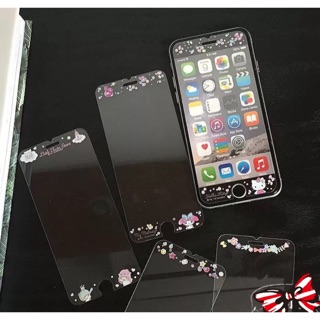 預購 雙子星、美樂蒂、hello kitty配套鋼化膜玻璃膜保護膜 iPhone 6/6s plus