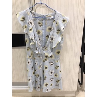 轉賣*YOCO*花卉連身短褲