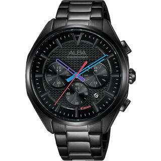 【ALBA】雅柏 東京賽車計時手錶42mm(AT3G99X1/VD53-X366SD)SK006