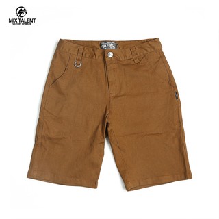 MIX TALENT 素色 短褲 SHORT PANTS - 咖啡色