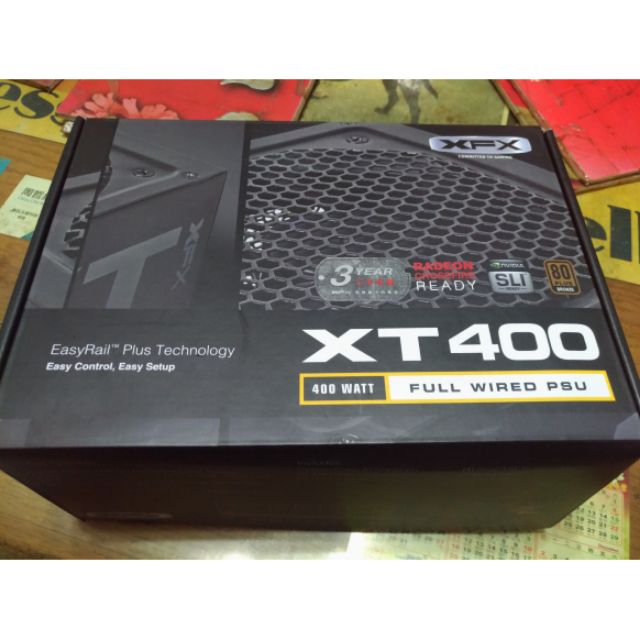 XFX XT-400 80Plus銅牌 電源供應器