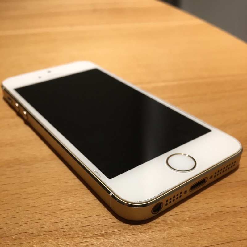 二手 iPhone 5s 16G 土豪金 （空機、無充電線）