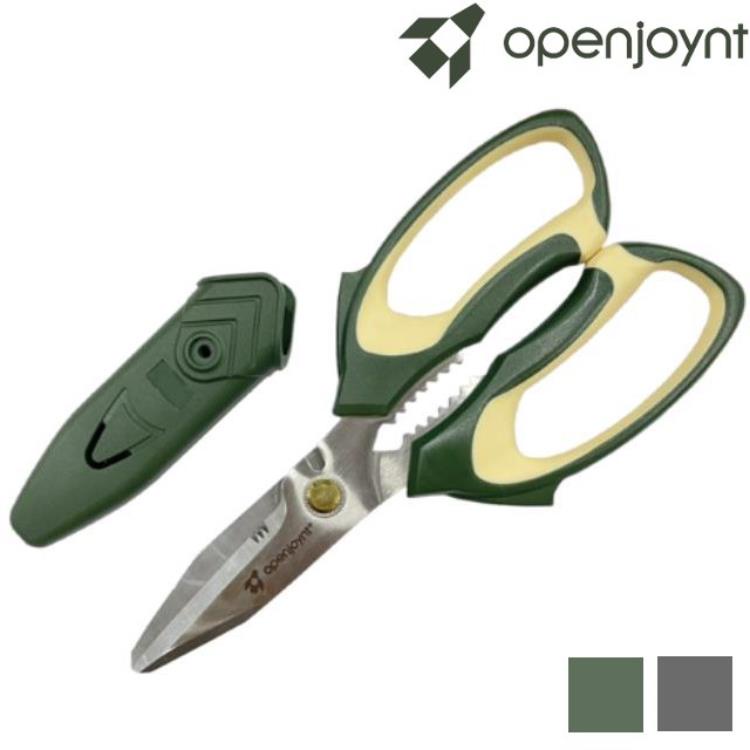 Openjoynt 拓幸良品 多功能不鏽鋼剪刀 HY-HSM01 沙漠軍綠 HY-HSM02 酷炫鐵灰