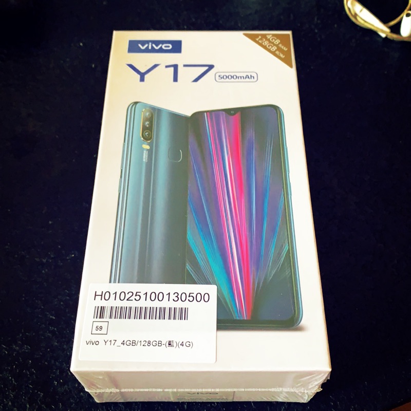 Vivo Y17  128GB 藍色全新商品未拆封保固內