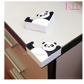 ☆[Hankaro]☆ 可愛軟矽膠熊貓造型桌角蓋防撞貼4入組