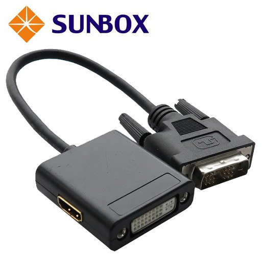 DVI to DVI + HDMI 分配器 SUNBOX