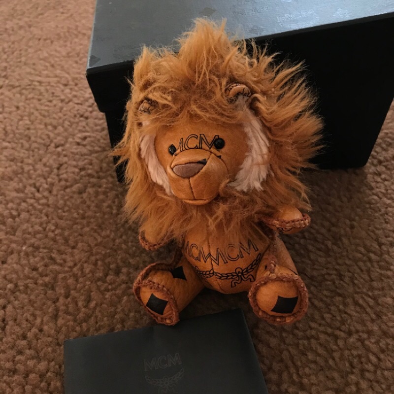 MCM獅子吊飾 獅子鑰匙圈🦁️