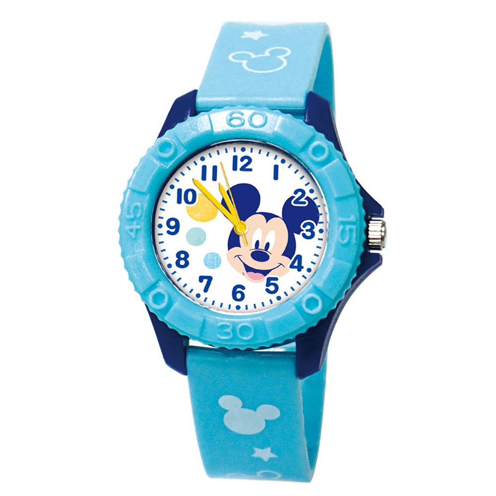 【Disney迪士尼】大頭米奇雙色殼兒童手錶