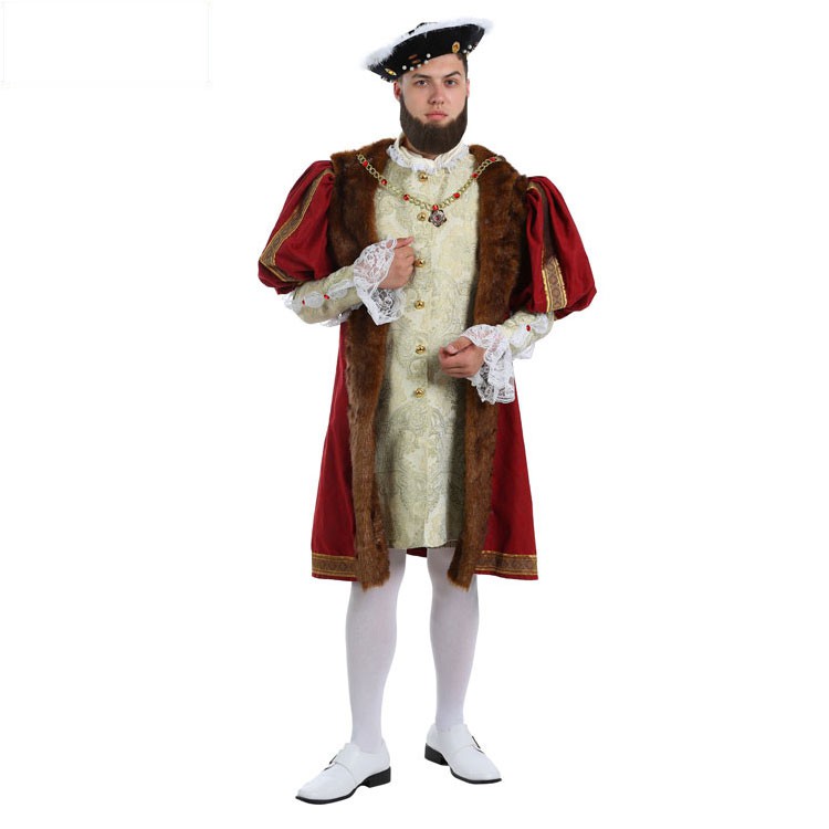 萬圣節舞臺表演演出服成人男文藝復興亨利國王貴族王子裝扮服裝 蝦皮購物