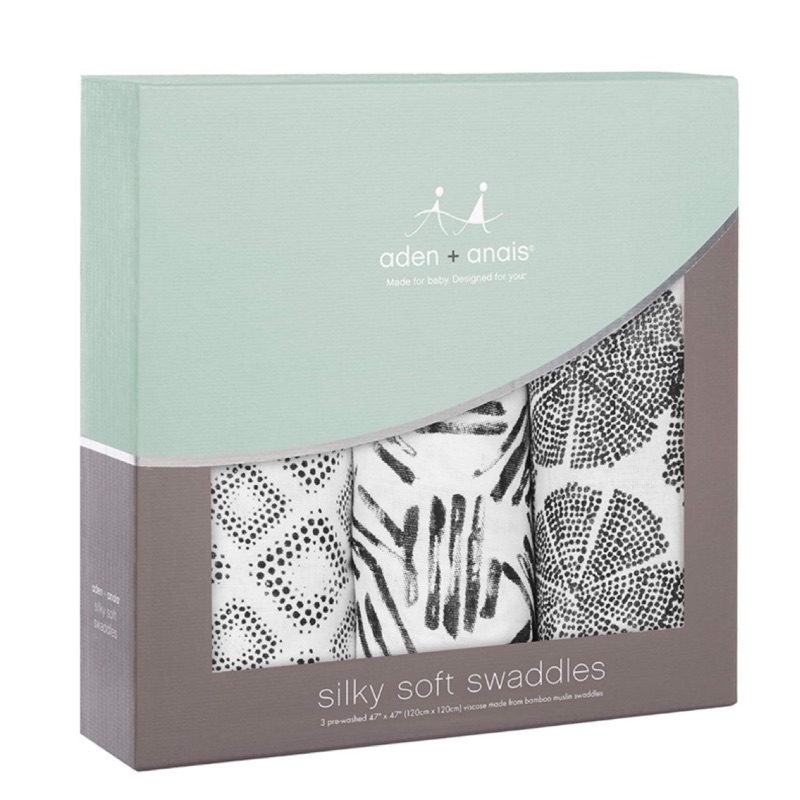 全新 現貨 美國 Aden Anais 竹纖維系列包巾 新生兒彌月禮盒