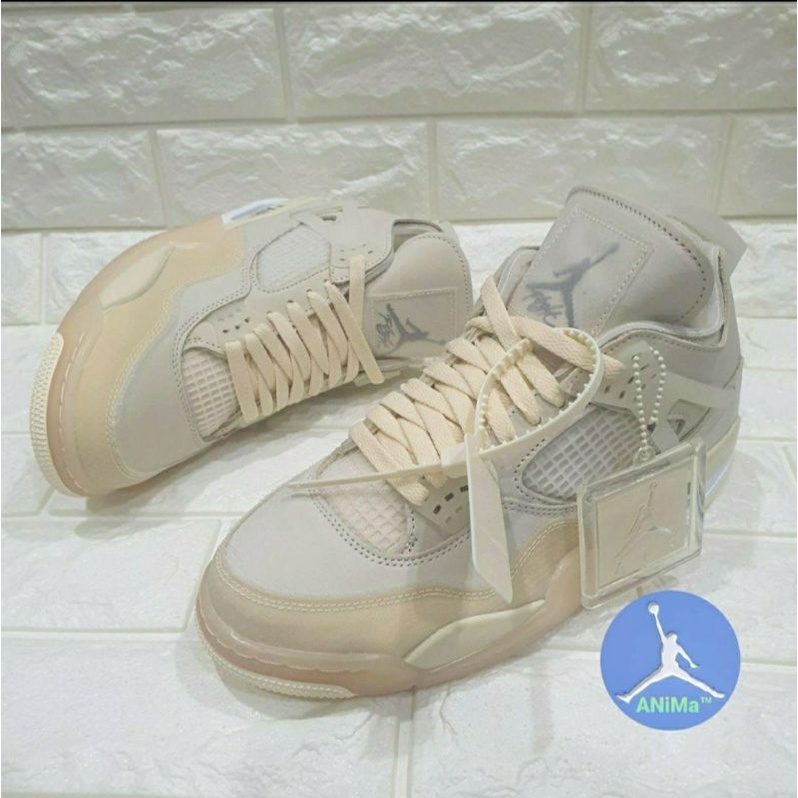 ANiMa™ Off-White™ x Air Jordan 4 aj4 奶茶色 us10 cv9388-100 周杰倫