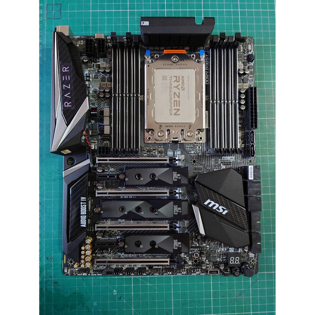 Ryzen 2920x  MSI X399 GAMING PRO CARBON AC 主機板  11400  5700X