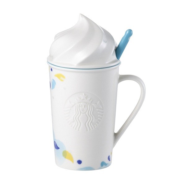Starbucks 台灣星巴克 2014 夏日鮮奶油咖啡杯組 女神LOGO 奶霜 星冰樂 霜淇淋 馬克杯 8oz