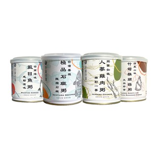 【蝦皮直營特選】谷溜谷溜X深紅鍋物 粥品系列 極品石斑粥/竹筍猴頭菇粥/臺南蝨目魚粥/人參雞肉粥 300g/罐